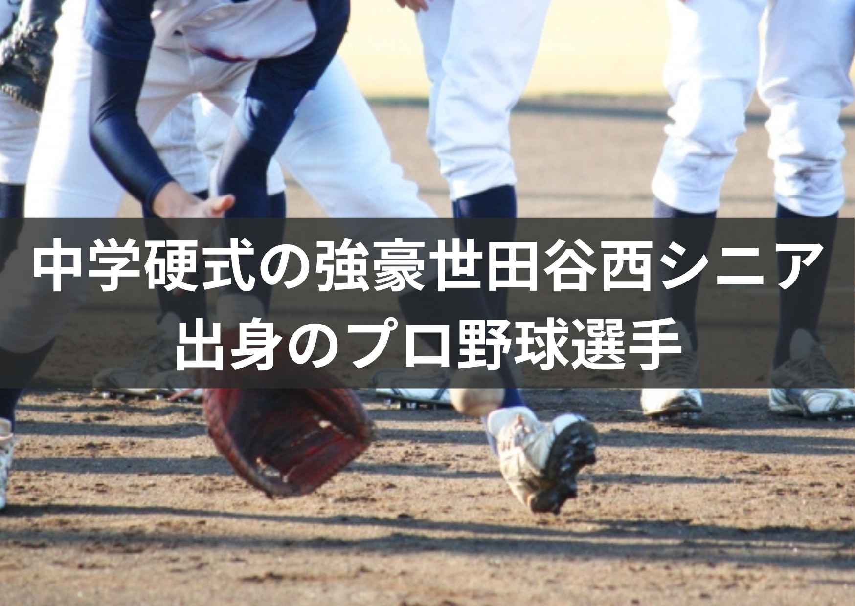 世田谷西シニア出身のプロ野球選手